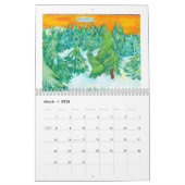 Mert le calendrier à feuillage persistant soucieux (Mar 2026)