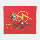 Merton & The Flash Fleece Deken (Voorkant (Horizontaal))