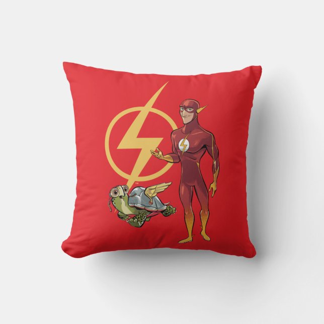 Merton & The Flash Kussen (Voorkant)