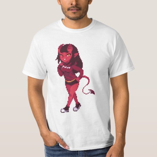 Meru the succubus anime t-shirt (Voorkant)