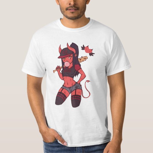 Meru the succubus t-shirt (Voorkant)