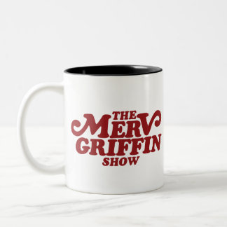 Merv Griffin Show Merchandise Tweekleurige Koffiemok