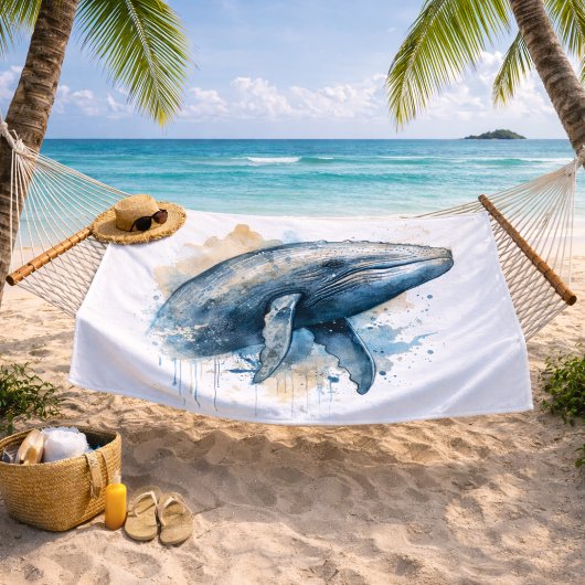 Merveille de baleine à l'aquarelle