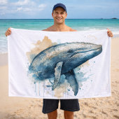 Merveille de baleine à l'aquarelle