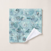 Merveille de coquilles de mer (Gant de toilette)