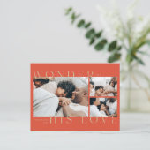 Merveille de sa carte postale de Noël d'amour (Debout devant)