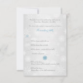 Merveille d'hiver, Invitation Buckle de cristal 3  (Dos)