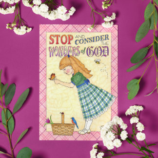 Merveilles de Dieu Carte d'anniversaire