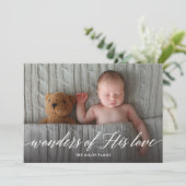 Merveilles de son Carte photo de vacances d'amour (Debout devant)