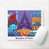 Merveilles de tapis de souris de Paris (Avec souris)