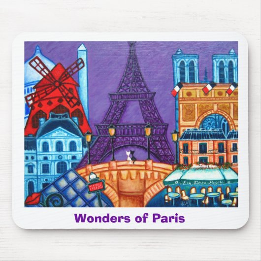 Merveilles de tapis de souris de Paris (Devant)