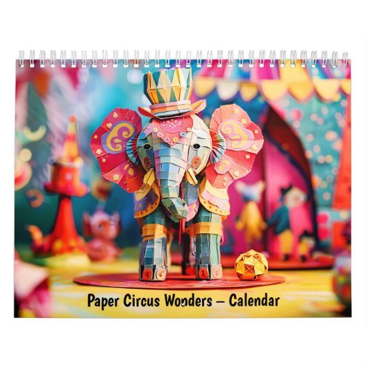 Merveilles du Cirque en Papier – Calendrier (Protection)
