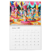 Merveilles du Cirque en Papier – Calendrier (Jan 2027)