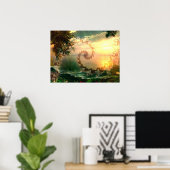 Merveilles du matin - Poster (Bureau à domicile)