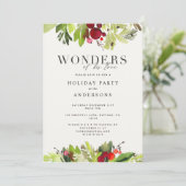 Merveilles son invitation de fête de l'amour (Debout devant)