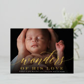 Merveilles | Vacances Faire-part de naissance phot (Debout devant)