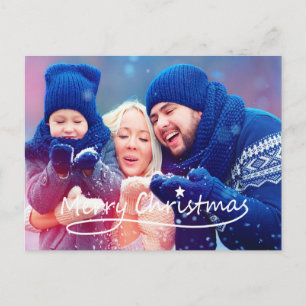 Merveilleuse étoile de Noël Carte postale de vac
