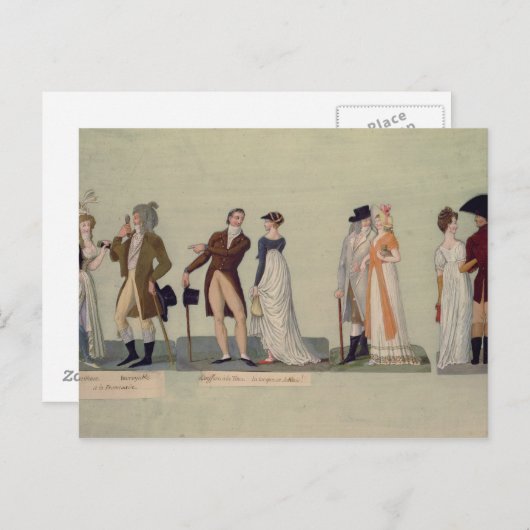 Merveilleuse... onkroesbaar, promenading briefkaart (Voorkant / Achterkant)