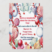 Merveilleuse Soirée pour la carte de bonbons pour (Devant / Derrière)