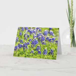 Merveilleux Bluebonnets Écriture Carte Psaume 72:1