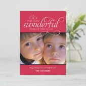 Merveilleux Cartes photos de vacances (Debout devant)