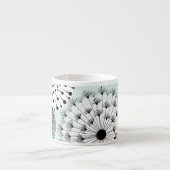 Merveilleux Dandelions bleu Espresso Mug (Devant)