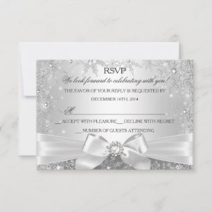Merveilleux Hiver RSVP Argent