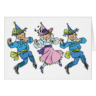 Merveilleux Magicien d'Oz, Mignons Munchkins Danse
