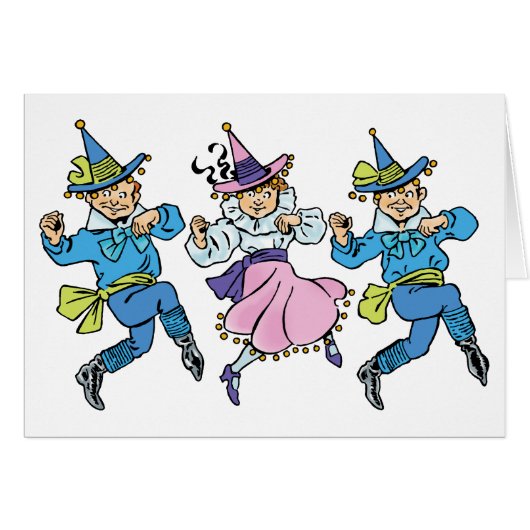 Merveilleux Magicien d'Oz, Mignons Munchkins Danse (Devant horizontal)
