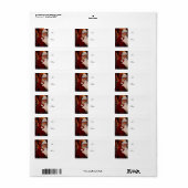 Merveilleux Noël présente étiquette (Feuille entière)