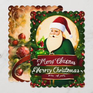 Mery Christmas-Wenskaart Feestdagenkaart