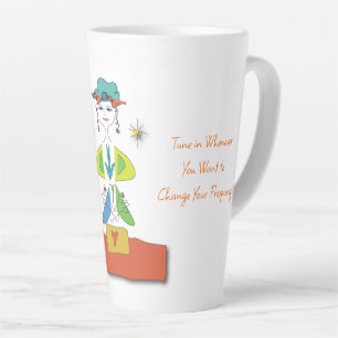 'Meryl' - Tune En Yoga Latte Mug