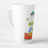 'Meryl' - Tune En Yoga Latte Mug (Angle gauche)