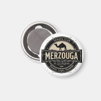 Merzouga Sahara Camel Ride Vintage Badge | Retro M Magneet