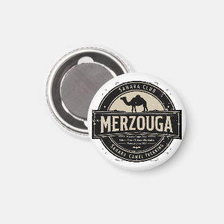 Merzouga Sahara Kameelrit Vintage Badge | Retro M Magneet