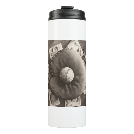 MES01BWD3 Baseball Cards.tif Thermosbeker (Voorkant)