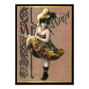 Mes Amis Cancan Dancer 2 Foto afdrukken Afdruk