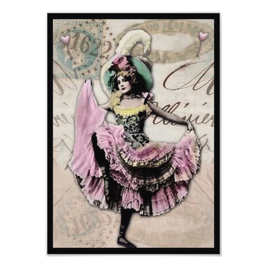 Mes Amis Cancan Dancer 3 Photo Print (Devant)