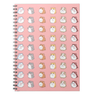 Mes amis hamsters adorables : Un joli cahier rose