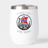 Mes ancêtres étaient des Vikings | Drapeau norvégi (Avant)