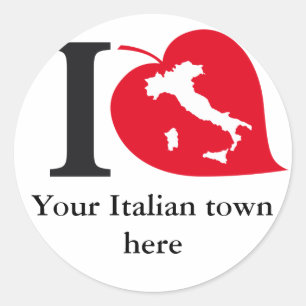 Mes autocollants italiens de ville