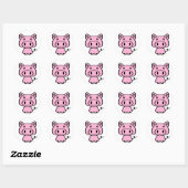 Mes Autocollants Petit Cochonnet Rose (Feuille)