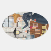 Mes Autocollants Super Science - Marie Curie (Devant)