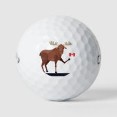 Mes balles de golf d'orignal canadien (Devant)