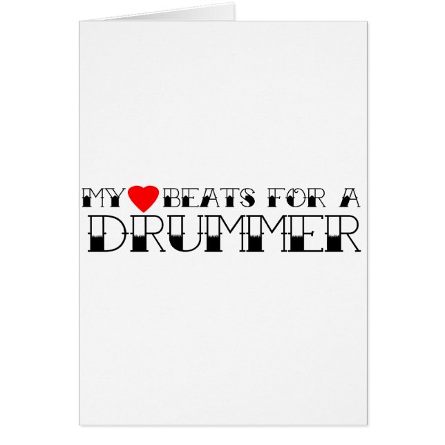 Mes battements de coeur pour un batteur (Devant)