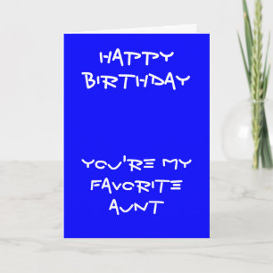 Mes cartes d'anniversaire de tante préférées