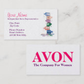 Mes Cartes de visite AVON (Devant / Derrière)
