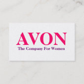 Mes Cartes de visite AVON (Dos)