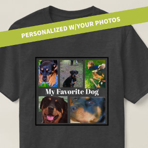 Mes chiens préférés Créez votre propre T-Shirt 5-p