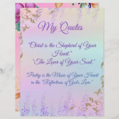 Mes devis papier personnalisé (Devant / Derrière)